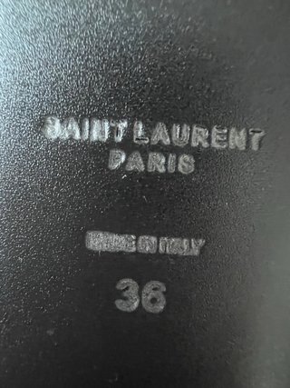 Sandalias Saint Laurent Negras Lujo