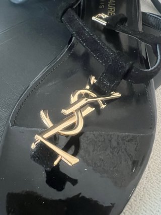 Sandalias Saint Laurent Negras Lujo