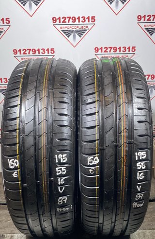 195 55 16 V KUMHO RUEDA PREMIUM YA MONTADA