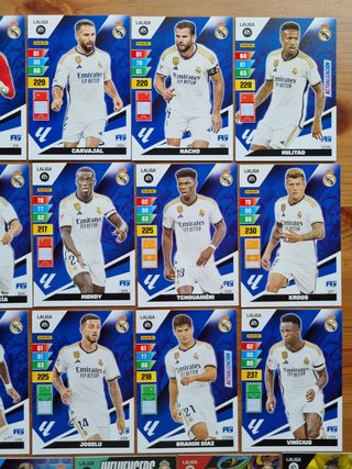 Cromos REAL MADRID. Liga 2023 2024 Adrenalyn XL
