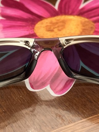 Occhiali Oakley Splice Rossi Argento