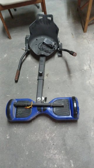 Hoverboard con carrito seminuevo