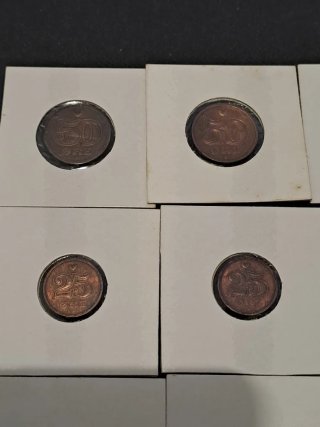 Lote Monedas Dinamarca ORE 1968-1992