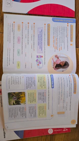 Libro lengua mochila ligera 4 primaria. Santillana