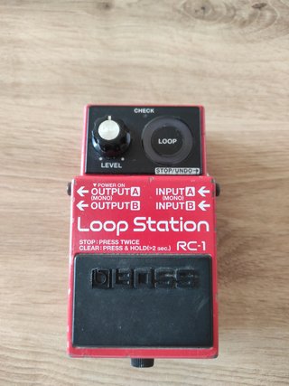 Boss RC 1 pedal looper