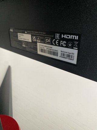 MONITOR GAMING 27” 165Hz FreeSync AOC