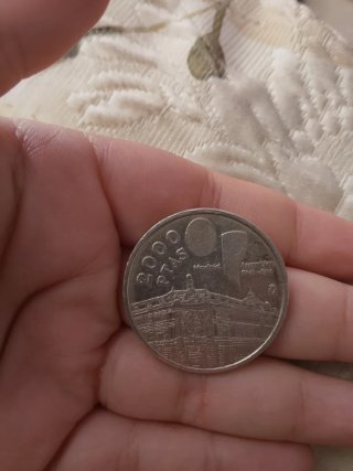 Moneda 2000 pesetas 1994 de plata Juan Carlos I