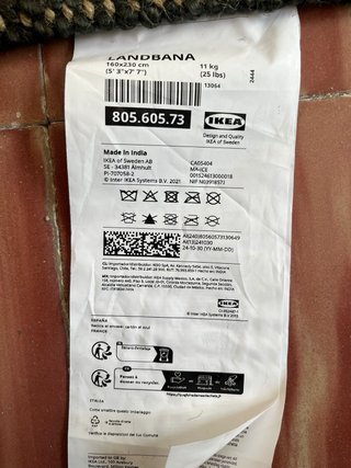 Alfombra ikea nueva.