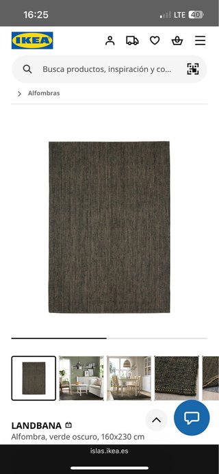 Alfombra ikea nueva.