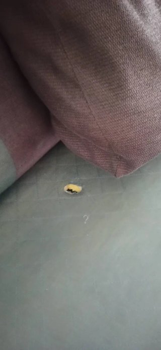 Sofá Chaiselongue Marrón Tela