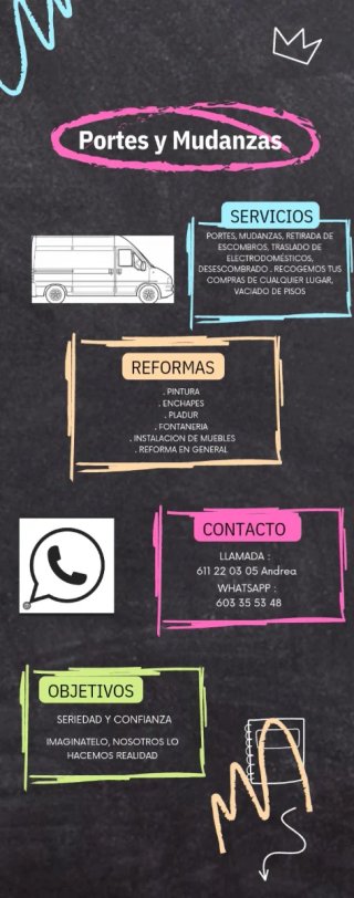 MUDANZAS Y PORTES