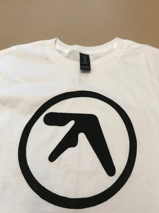 Aphex Twin logo white t-shirt