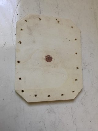 Set di 5 basi in legno multistrato per cestini e b