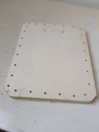 Set di 5 basi in legno multistrato per cestini e b