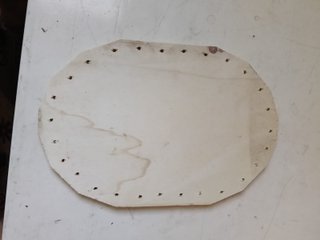 Set di 5 basi in legno multistrato per cestini e b