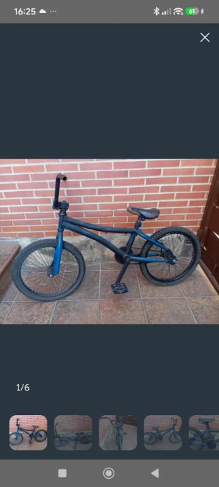 Bicicleta BMX Monty Azul