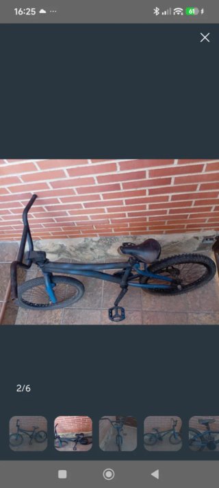 Bicicleta BMX Monty Azul