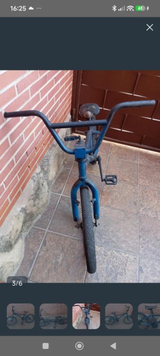 Bicicleta BMX Monty Azul
