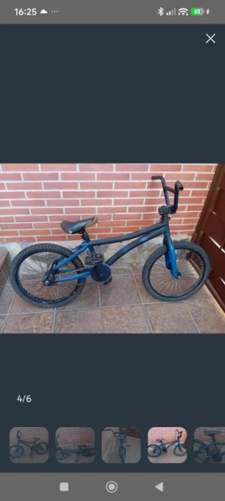 Bicicleta BMX Monty Azul