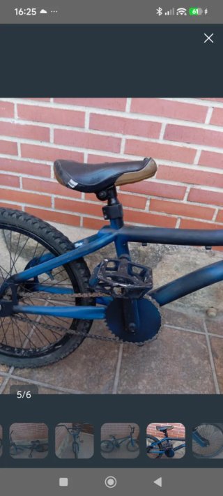 Bicicleta BMX Monty Azul