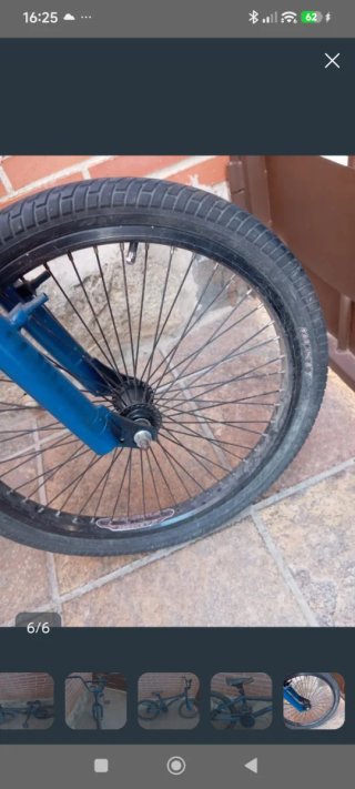 Bicicleta BMX Monty Azul