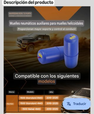 Kit Bolsas Suspensión Trasera Ram 1500