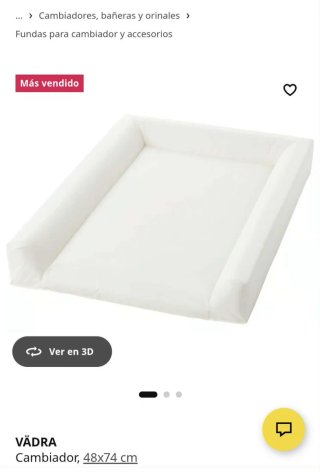 Cambiador VÄDRA IKEA 48x74 cm