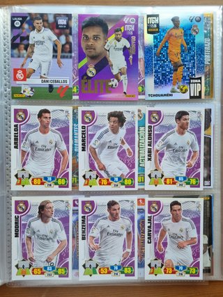 Álbum COMPLETO cromos del REAL MADRID (Ver fotos)