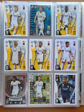 Álbum COMPLETO cromos del REAL MADRID (Ver fotos)