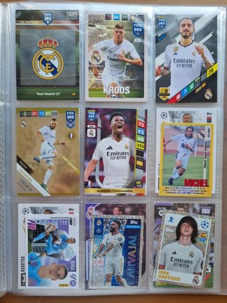 Álbum COMPLETO cromos del REAL MADRID (Ver fotos)