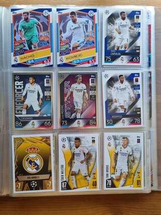 Álbum COMPLETO cromos del REAL MADRID (Ver fotos)