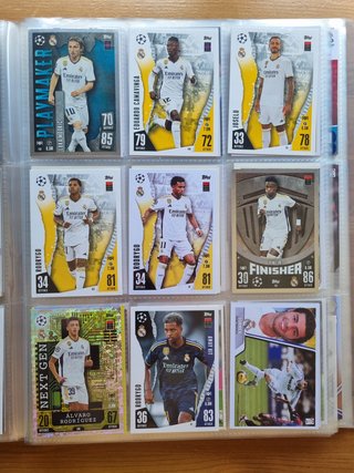 Álbum COMPLETO cromos del REAL MADRID (Ver fotos)