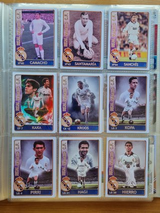 Álbum COMPLETO cromos del REAL MADRID (Ver fotos)