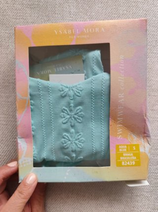 Braga brasileña bikini Ysabel Mora nuevo turquesa