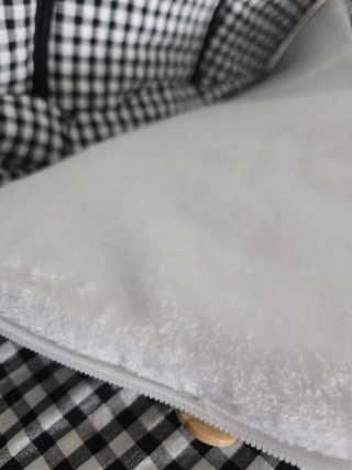 Saco de carrito vichy bebé con interior borreguito