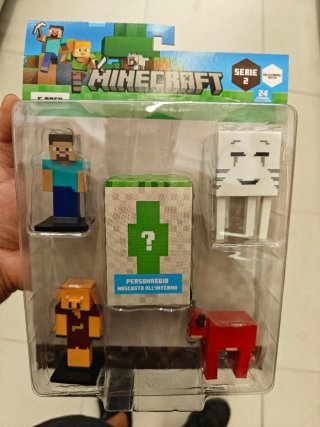 Minecraft Serie 2 Pack 5 Figure + Sorpresa
