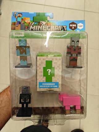 Minecraft Serie 2 Pack 5 Figure + Sorpresa