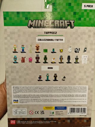 Minecraft Serie 2 Pack 5 Figure + Sorpresa