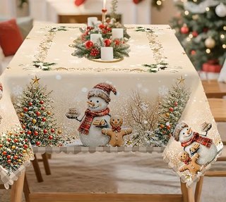 Tovaglia da Tavola natalizia Natale 240x140cm 12px