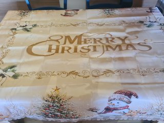Tovaglia da Tavola natalizia Natale 240x140cm 12px