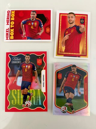 Panini Tributo Mikel Merino + 3 Cromos