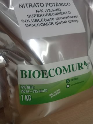 Fertilizante supercrecimiento Nitrato Potásico 1kg