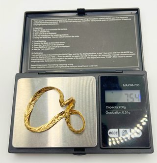 Pulsera Oro 18k Espiga 7.54 gr