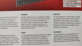 Teclado NGS TV Warrior Inalámbrico con Touchpad