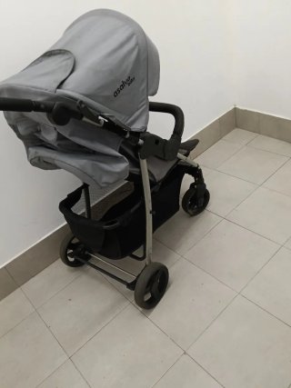 Silla de paseo gris