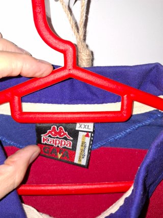 Camiseta Kappa Barcelona match worn Rugby años 90