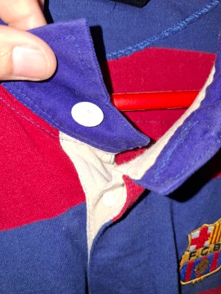 Camiseta Kappa Barcelona match worn Rugby años 90