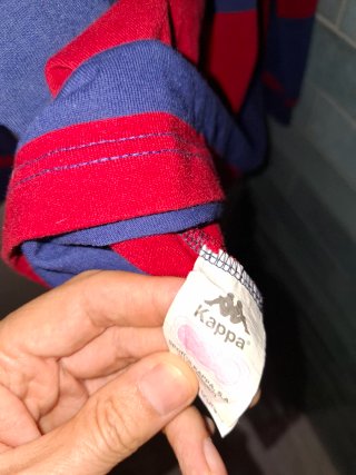 Camiseta Kappa Barcelona match worn Rugby años 90