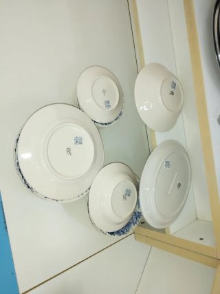 20 pezzi ceramica Oxford stile inglese