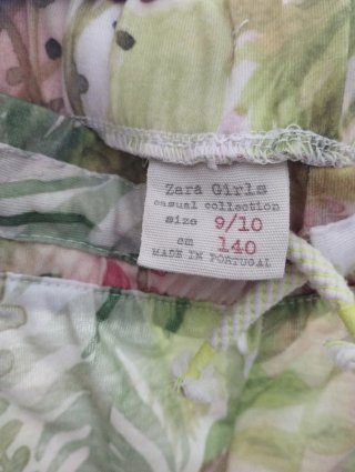 Pantalón Zara verano niña talla 9/10 años.